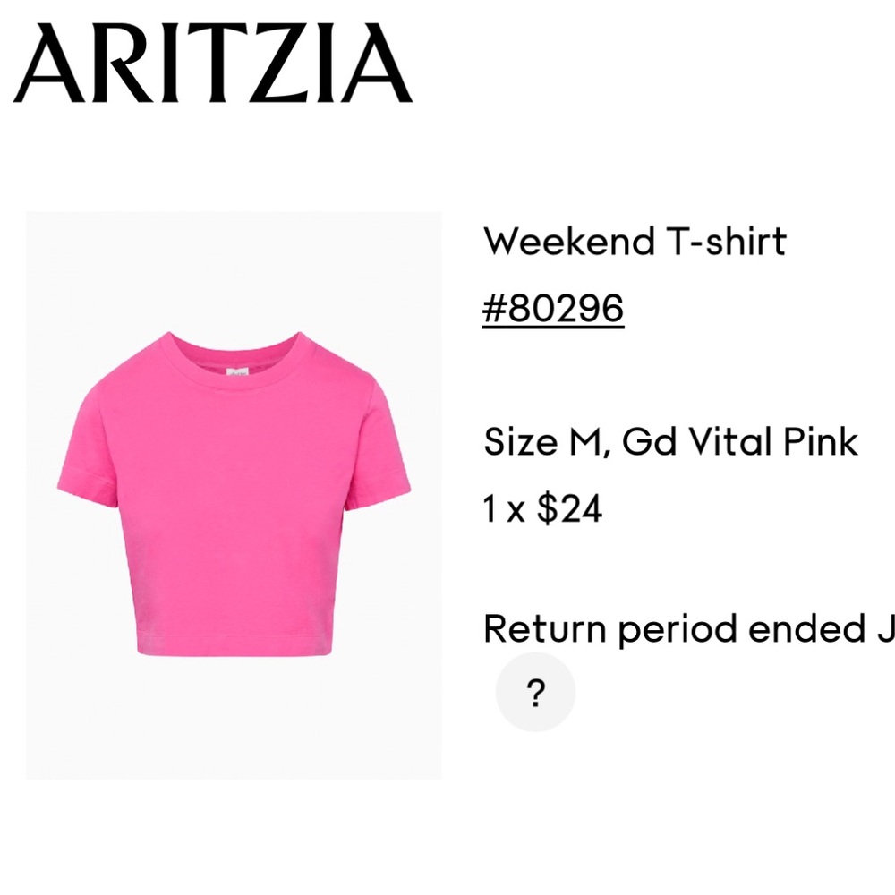 Wilfred Pink Weekend T-shirt